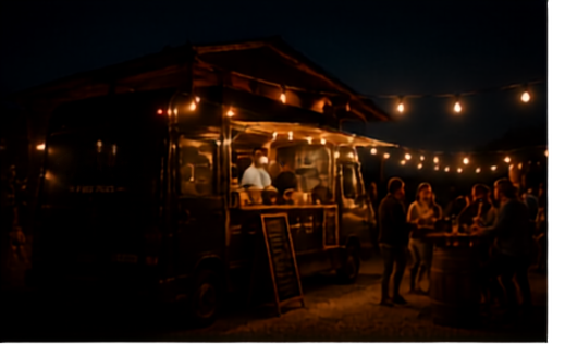 Le BAR’oudeur installé pour une soirée