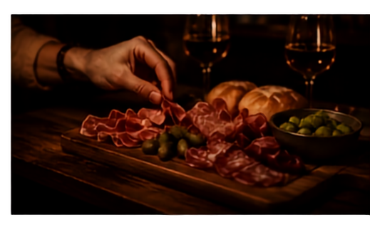 Planche de produits du terroir à partager