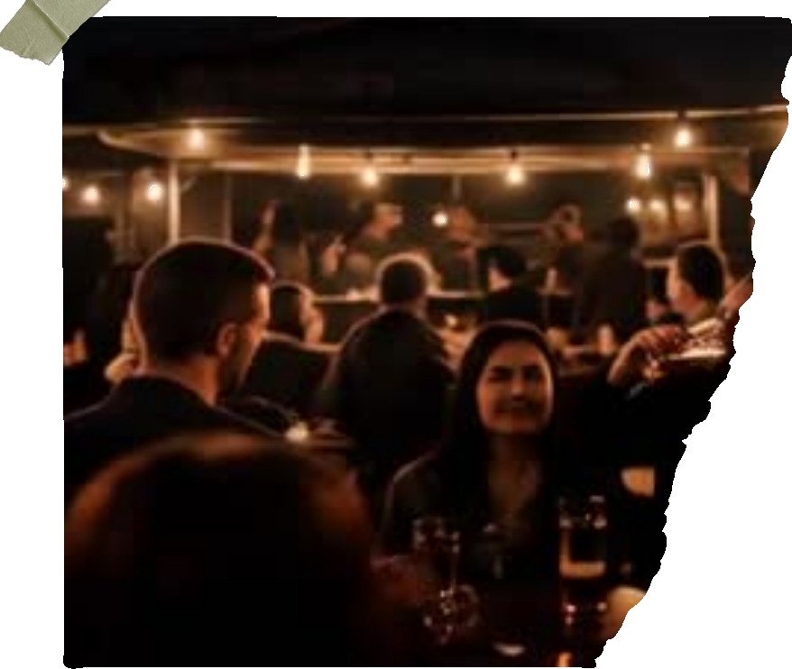 Invités réunis devant le BAR’oudeur